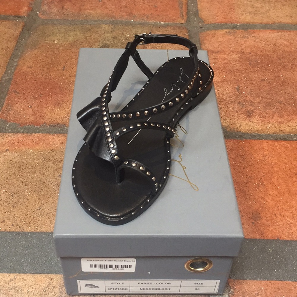 Lola Cruz studded sandal